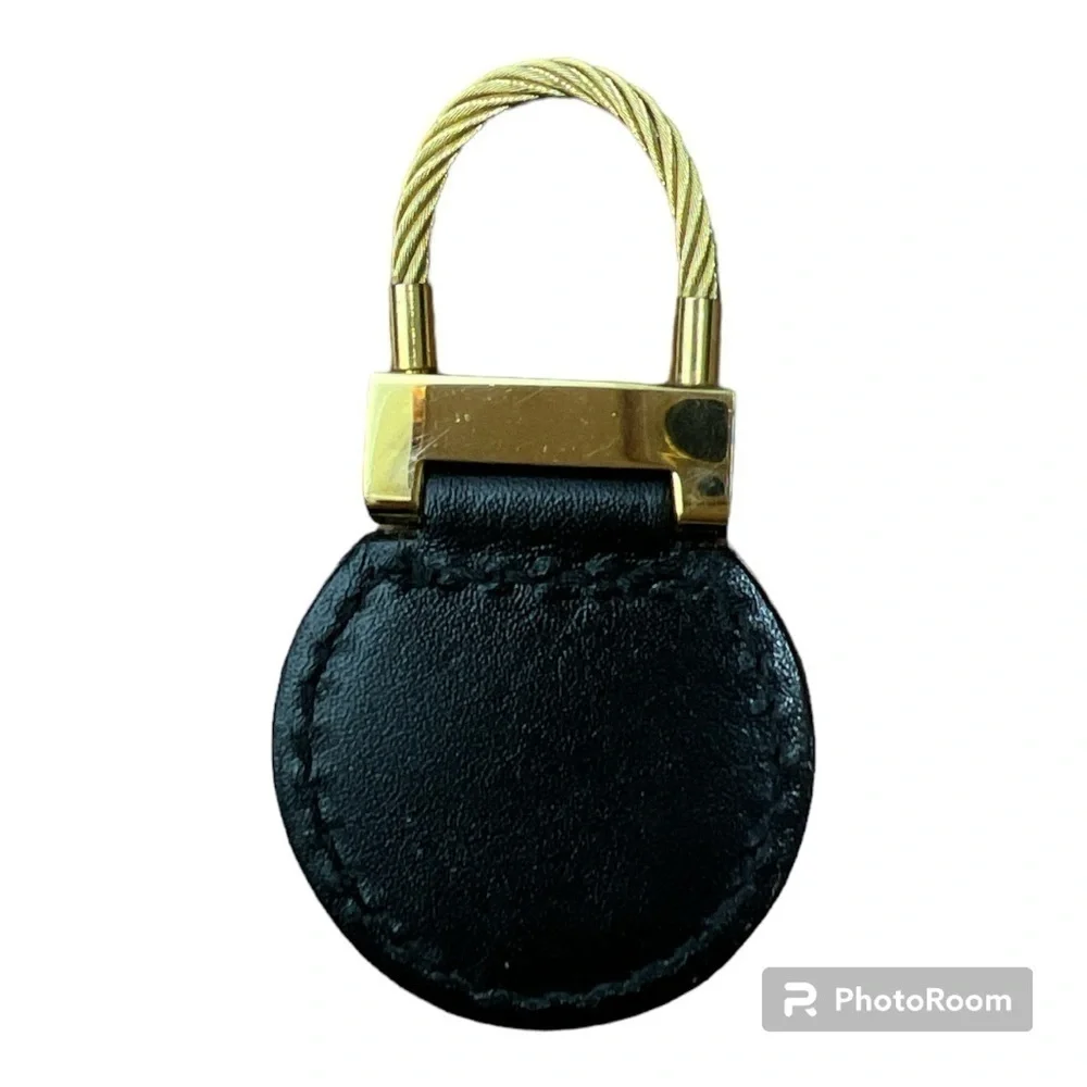 Dannemann Cigars Black & Gold Tone Key Chain Key Chains